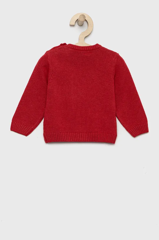 Detský sveter s prímesou vlny Birba&Trybeyond červená