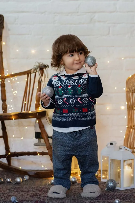 Παιδικό πουλόβερ από μείγμα μαλλιού Birba&Trybeyond Για αγόρια