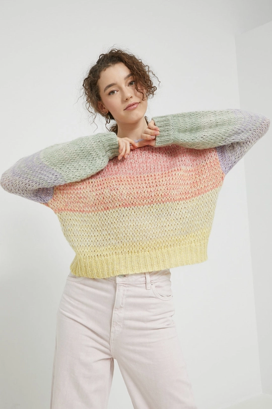 multicolor Only sweter Damski