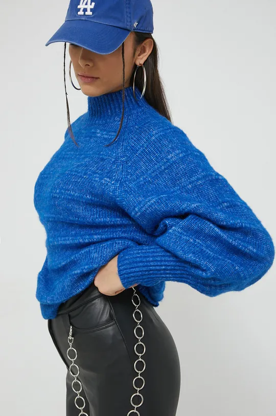 niebieski Only sweter z domieszką wełny Damski
