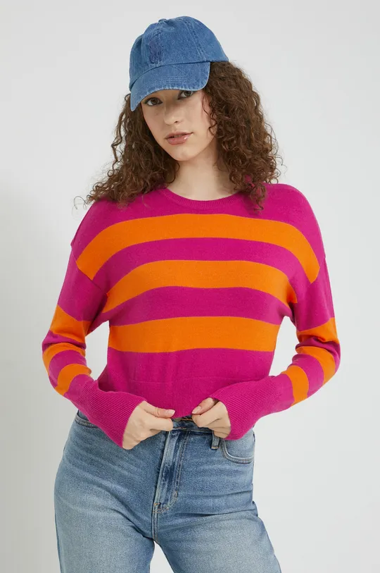 różowy Only sweter