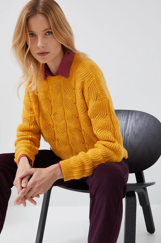 żółty Vero Moda sweter Damski