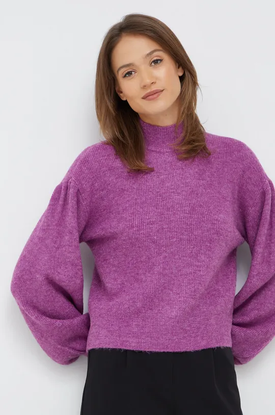 vijolična Pulover Vero Moda