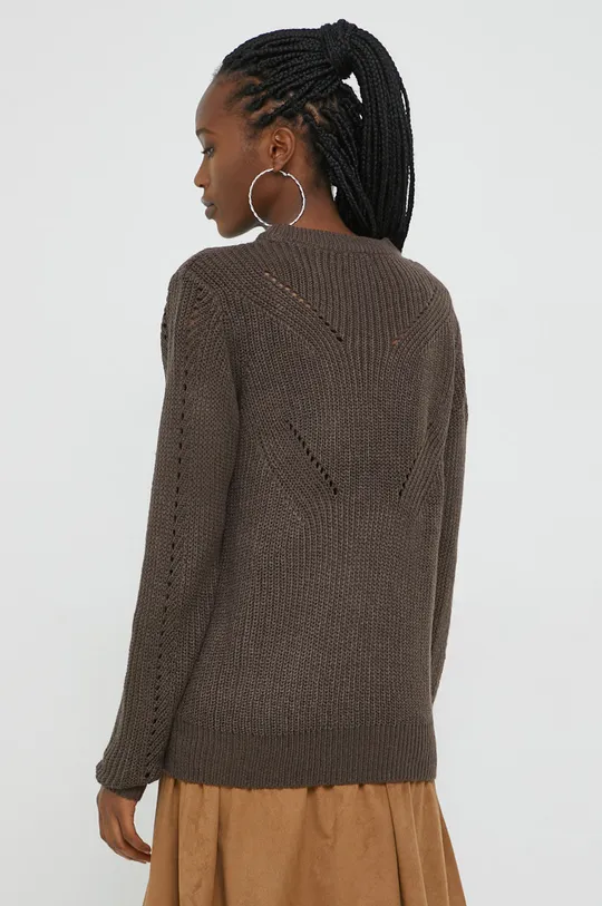 brązowy JDY sweter
