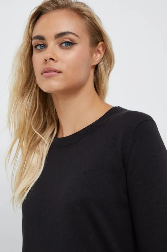 μαύρο Ένα πουλόβερ σε μείγμα μεταξιού Calvin Klein Γυναικεία