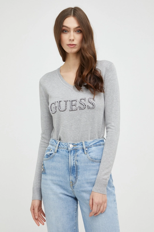 szary Guess sweter Damski