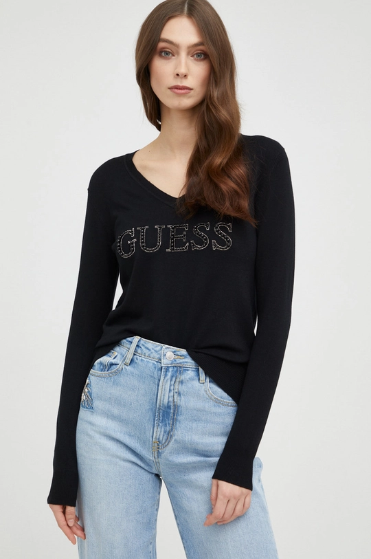 czarny Guess sweter Damski