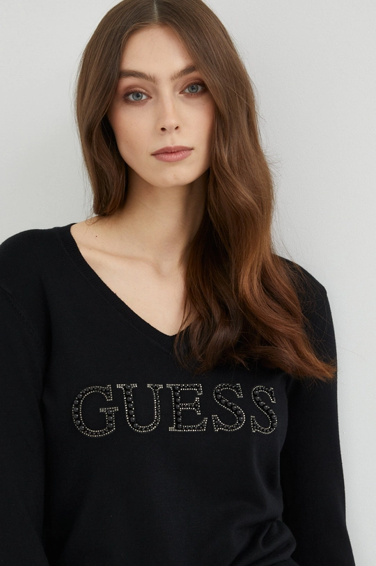 czarny Guess sweter