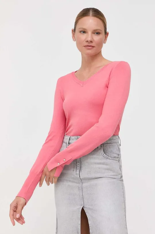 rózsaszín Guess pulóver GENA Női