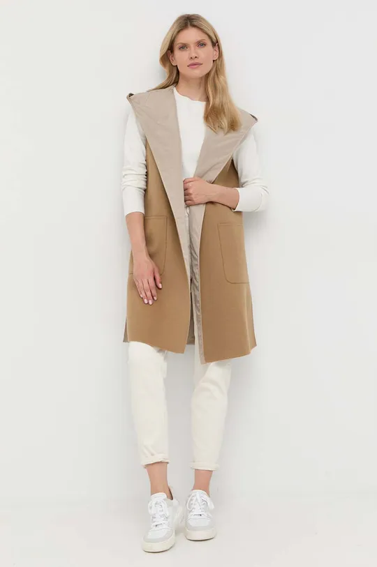 Max Mara Leisure sweter beżowy