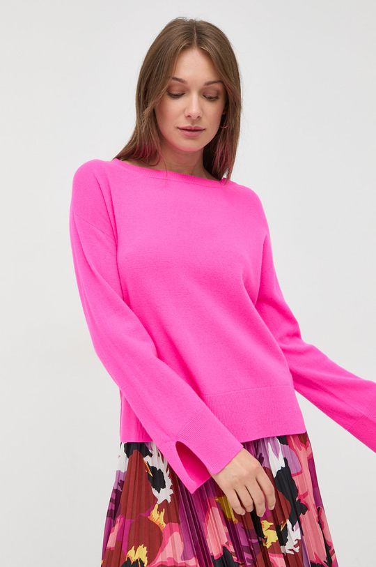 ostrá růžová Vlněný svetr MAX&Co. Dámský