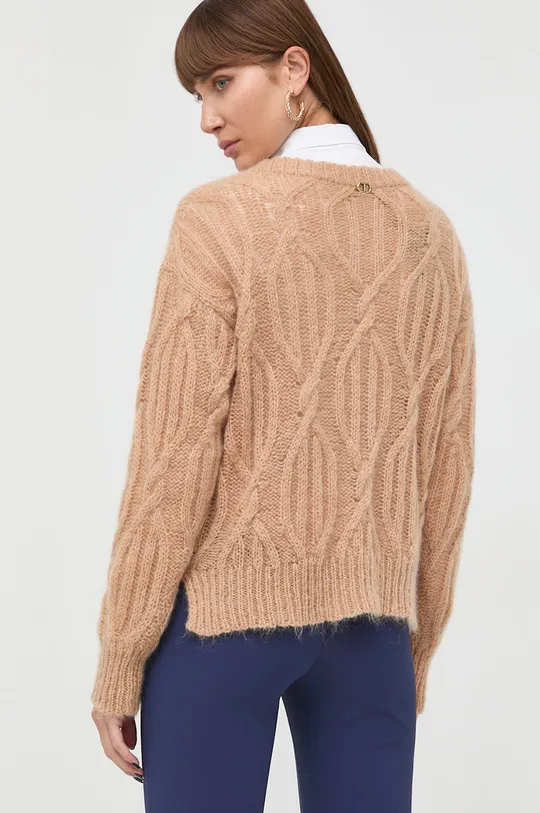Twinset sweter wełniany 50 % Poliamid, 46 % Moher, 4 % Wełna