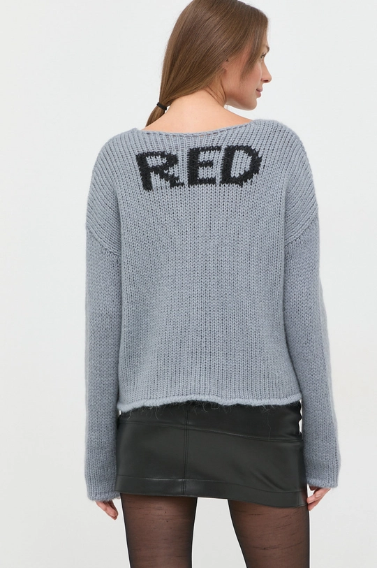 Πουλόβερ με προσθήκη μαλλιού Red Valentino  43% Ακρυλικό, 24% Μοχέρ, 24% Πολυαμίδη, 9% Πολυεστέρας