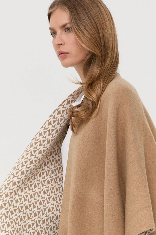 MICHAEL Michael Kors poncho z domieszką wełny