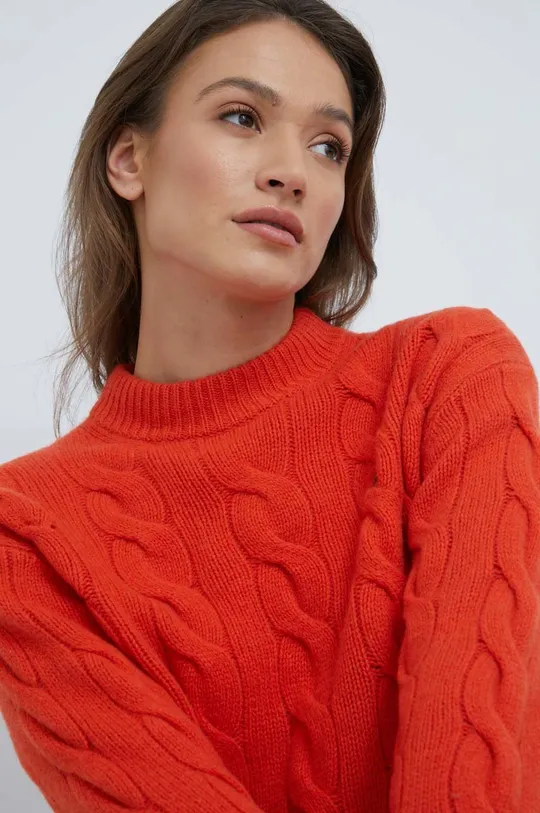πορτοκαλί Μάλλινο πουλόβερ Polo Ralph Lauren Γυναικεία