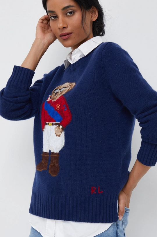 granatowy Polo Ralph Lauren sweter