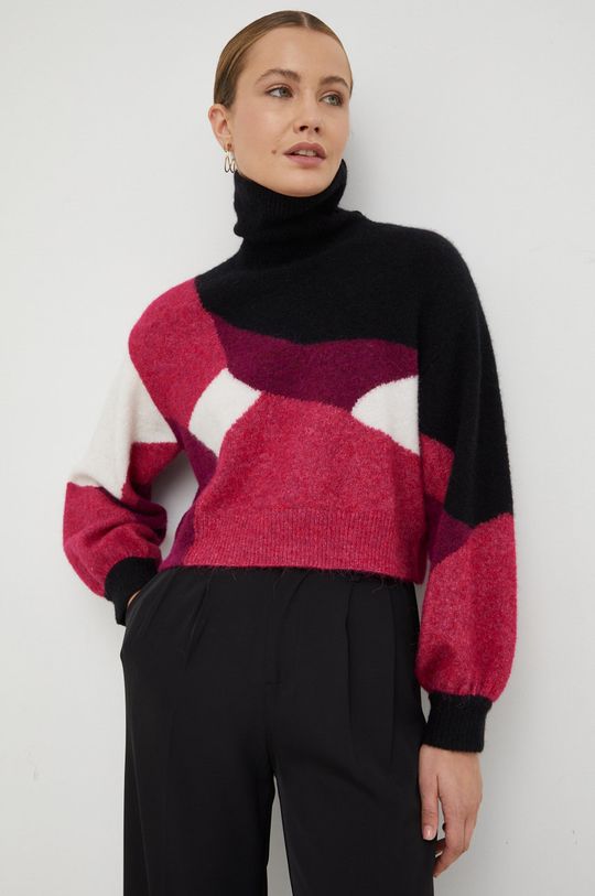 többszínű Gestuz gyapjú pulóver Női
