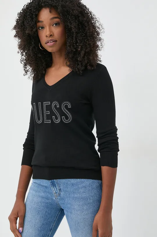 fekete Guess pulóver Női