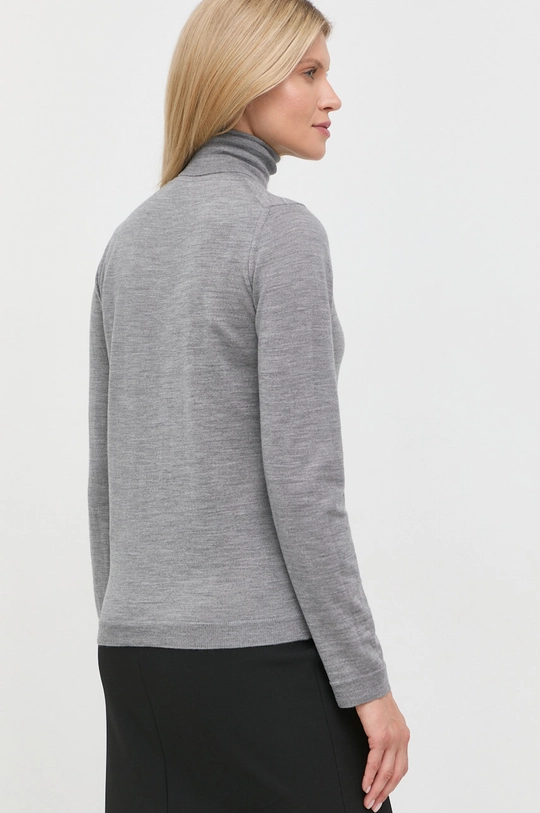 Max Mara Leisure sweter wełniany szary