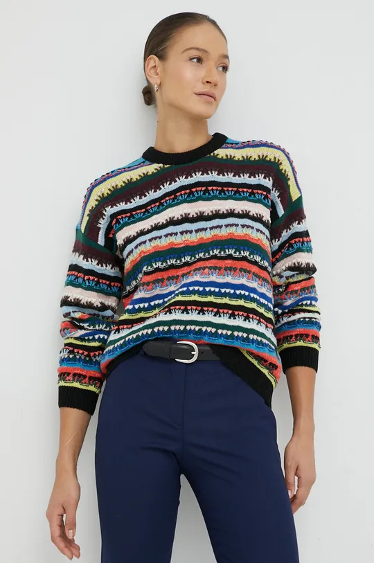 multicolor PS Paul Smith sweter wełniany Damski