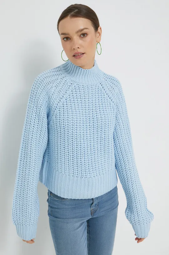 Noisy May sweter Tessa niebieski