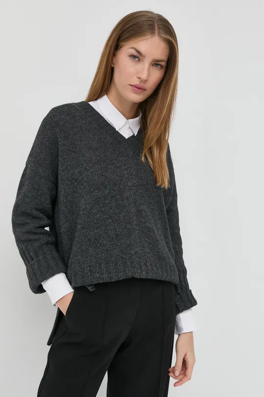 szary Marella sweter wełniany