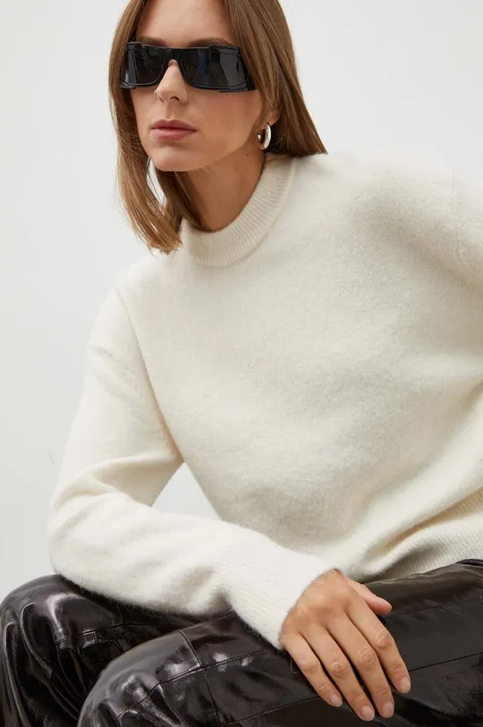 beige Samsoe Samsoe wool jumper