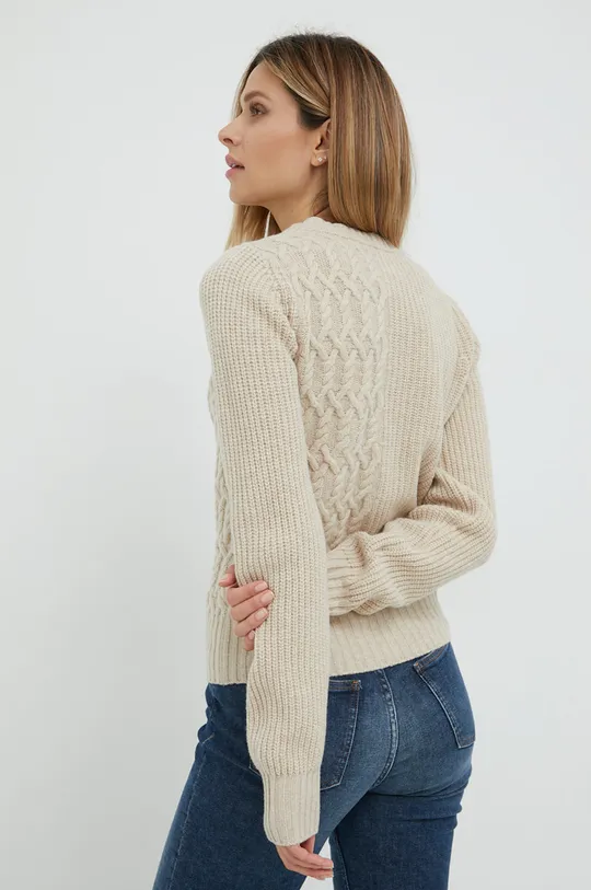 Trussardi sweter wełniany 80 % Wełna, 20 % Poliamid