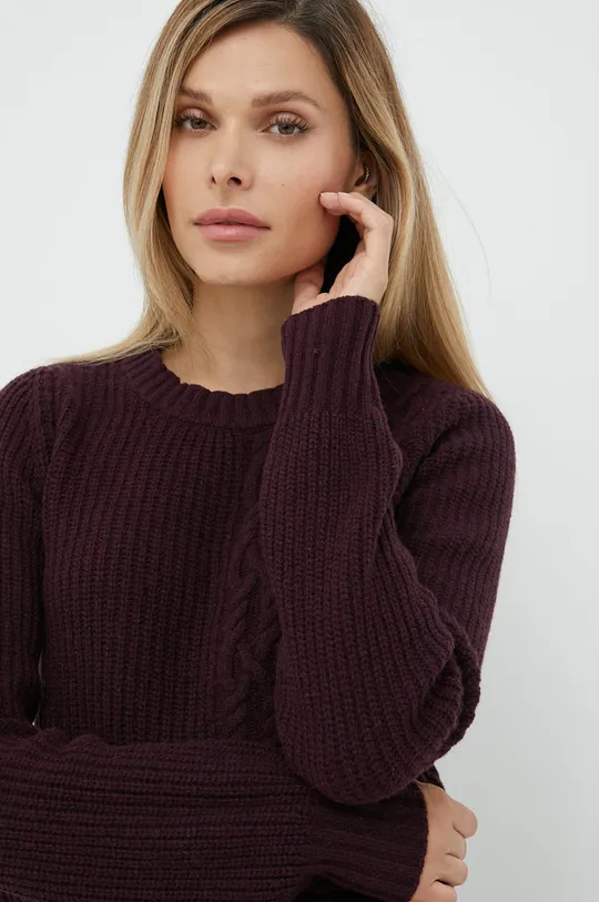 vijolična Volnen pulover Trussardi Ženski