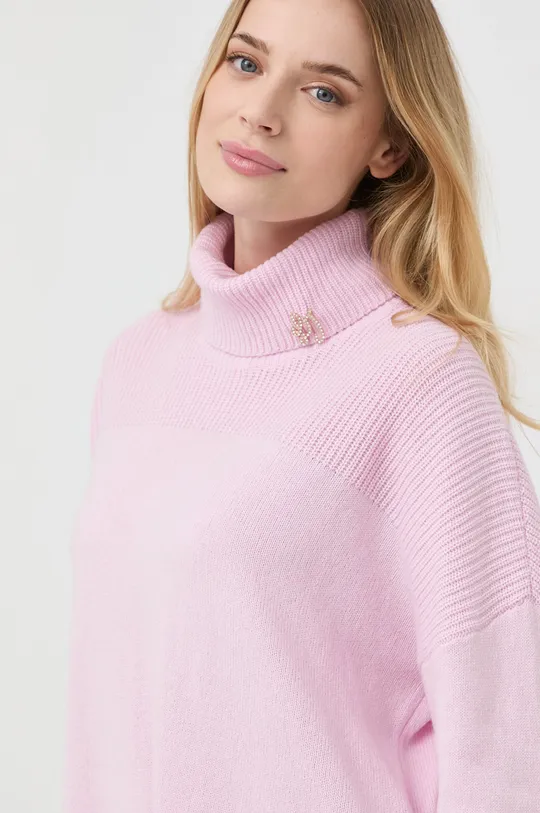 różowy Liu Jo sweter wełniany