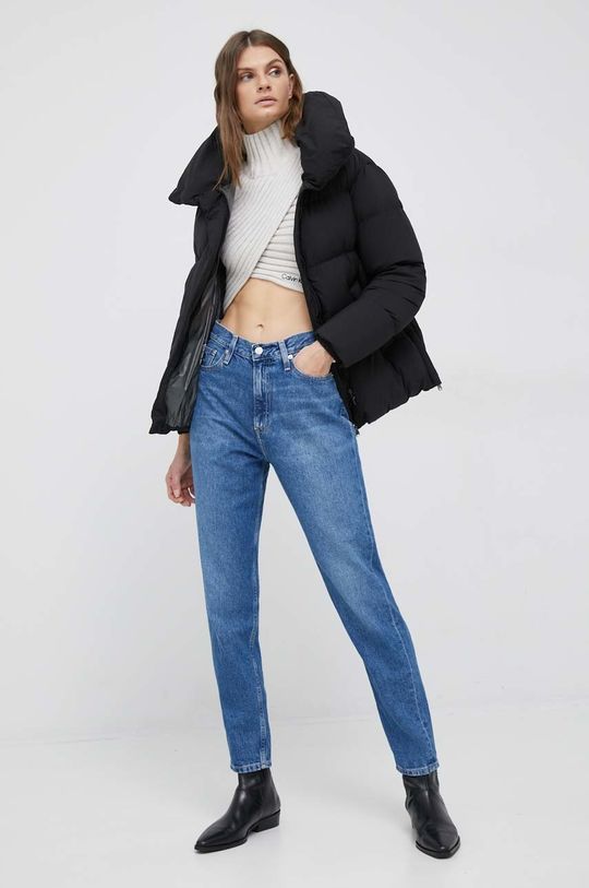 Calvin Klein Jeans pulover din amestec de lana bej
