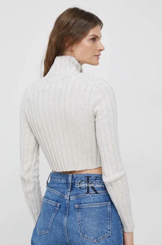 Calvin Klein Jeans gyapjúkeverék pulóver  47% pamut, 28% poliamid, 25% gyapjú
