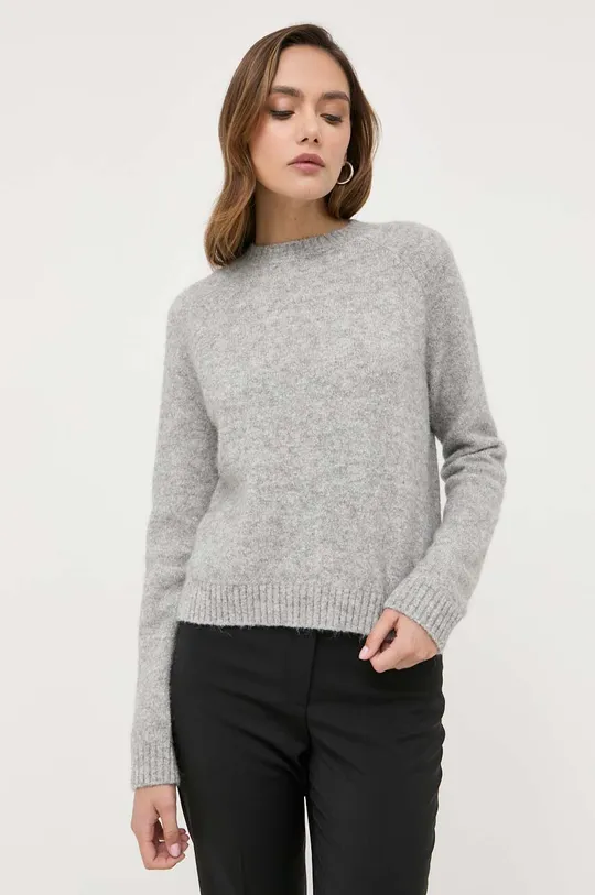 grigio BOSS maglione in misto lana