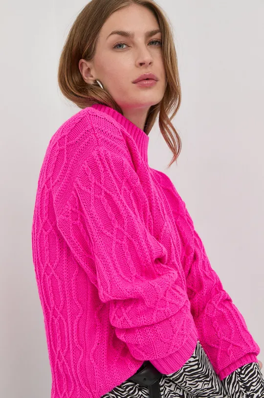 roza Volnen pulover Patrizia Pepe Ženski