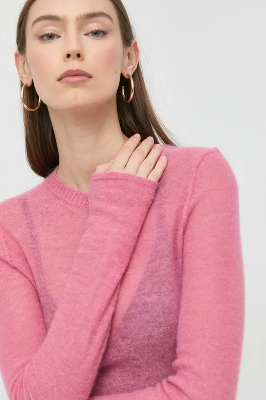 ružová Vlnený sveter Victoria Beckham Dámsky