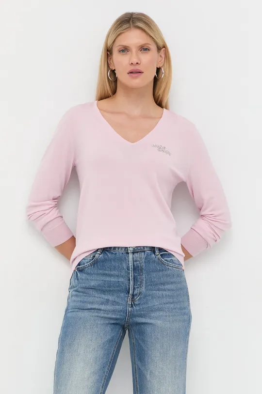 ροζ Μάλλινο πουλόβερ Miss Sixty Γυναικεία