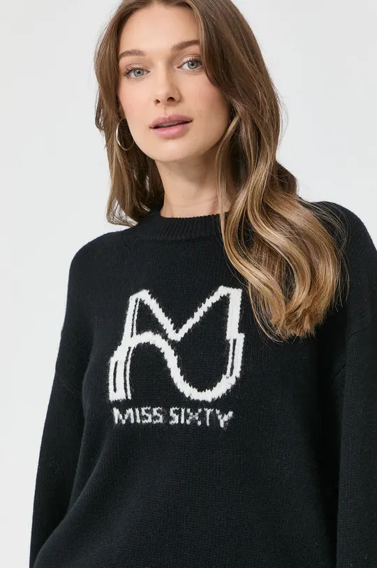 czarny Miss Sixty sweter wełniany