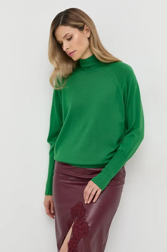zielony Ivy Oak sweter wełniany Damski