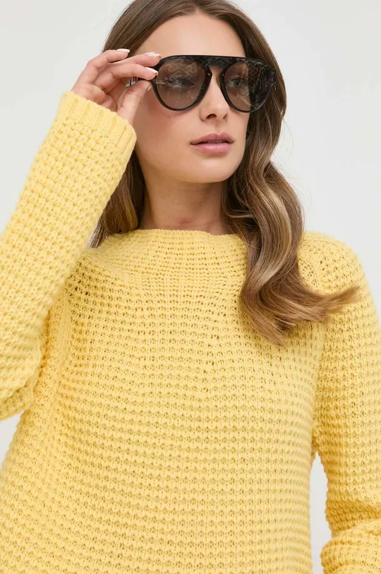 κίτρινο Μάλλινο πουλόβερ Weekend Max Mara