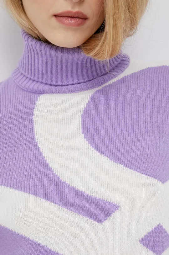 United Colors of Benetton sweter z domieszką wełny x Pantone Damski