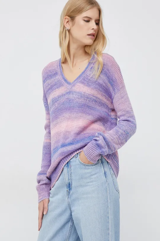 fioletowy GAP sweter