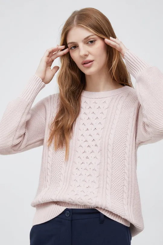 ροζ Βαμβακερό πουλόβερ GAP Γυναικεία