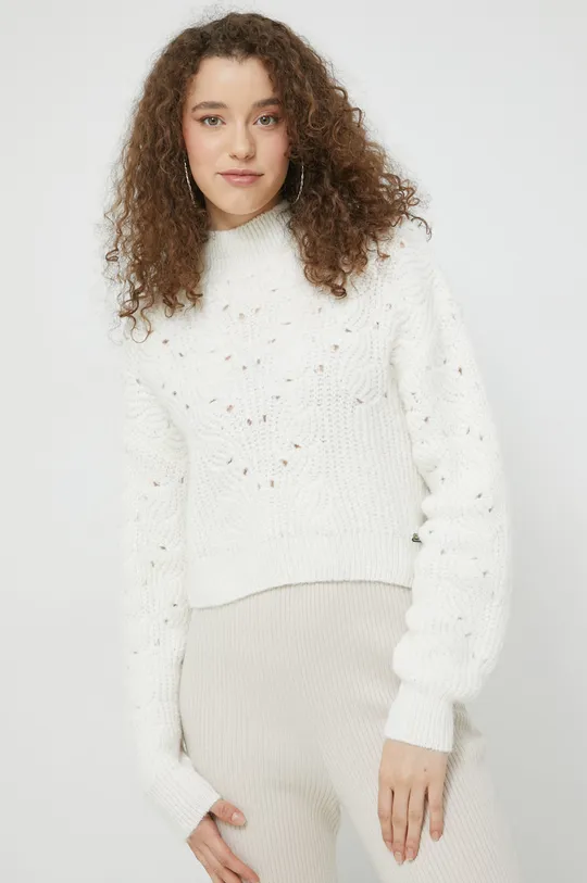 fehér Superdry pulóver