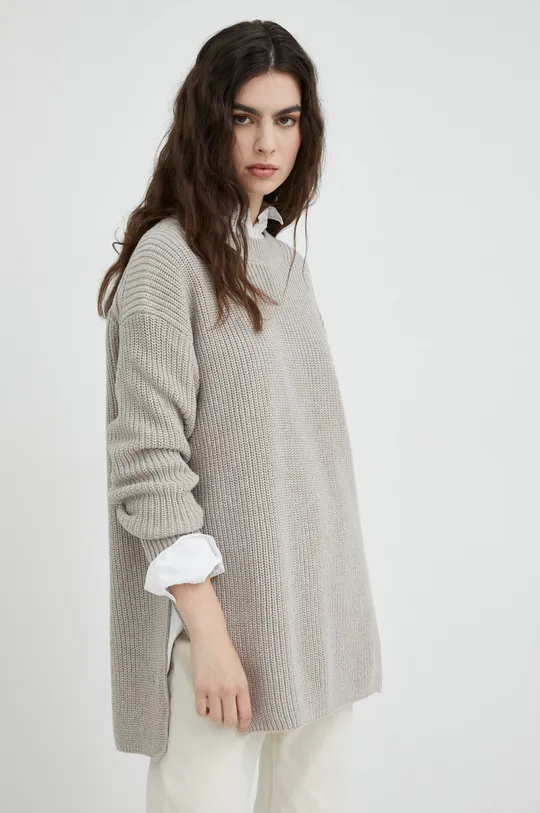 γκρί Βαμβακερό πουλόβερ Marc O'Polo Γυναικεία