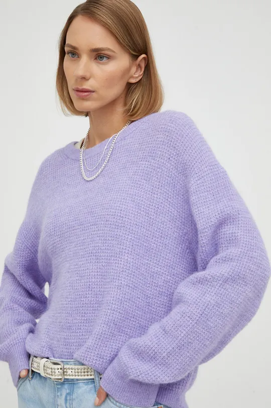 fialová Vlnený sveter Marc O'Polo Denim