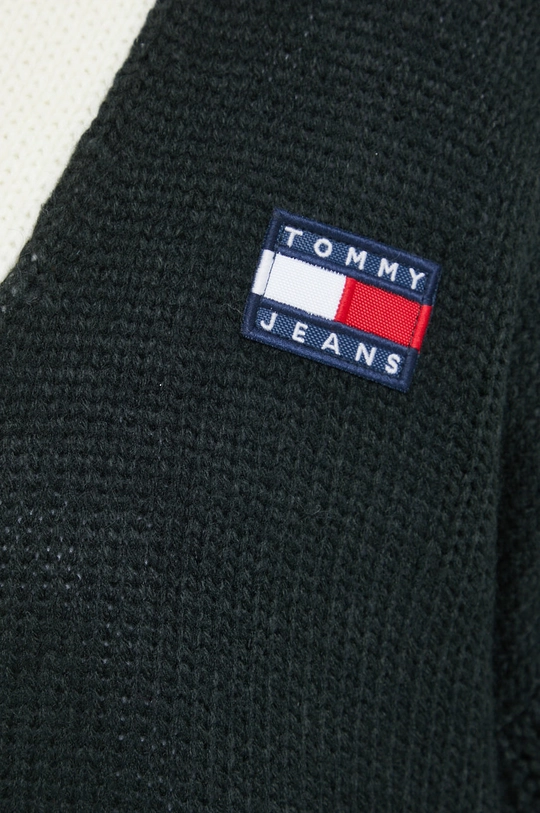 Kardigan s primjesom vune Tommy Jeans Ženski