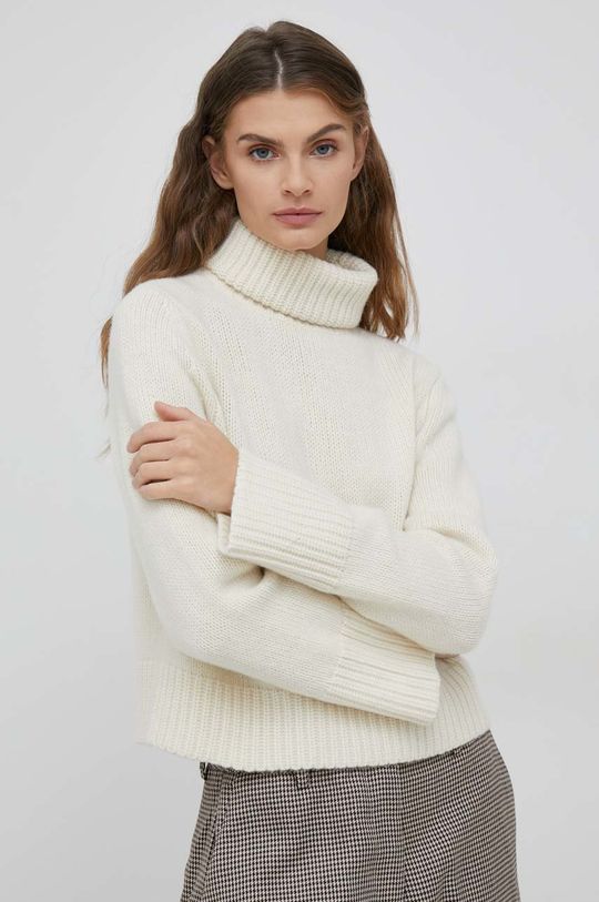 kremowy Polo Ralph Lauren sweter wełniany kapsuła Creamy Dreamy Damski
