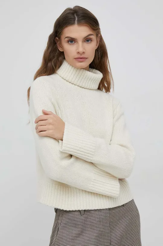 beżowy Polo Ralph Lauren sweter wełniany kapsuła Creamy Dreamy Damski