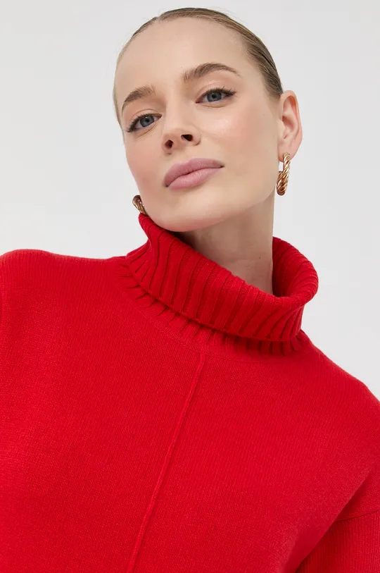κόκκινο Μάλλινο πουλόβερ Luisa Spagnoli Cafiero