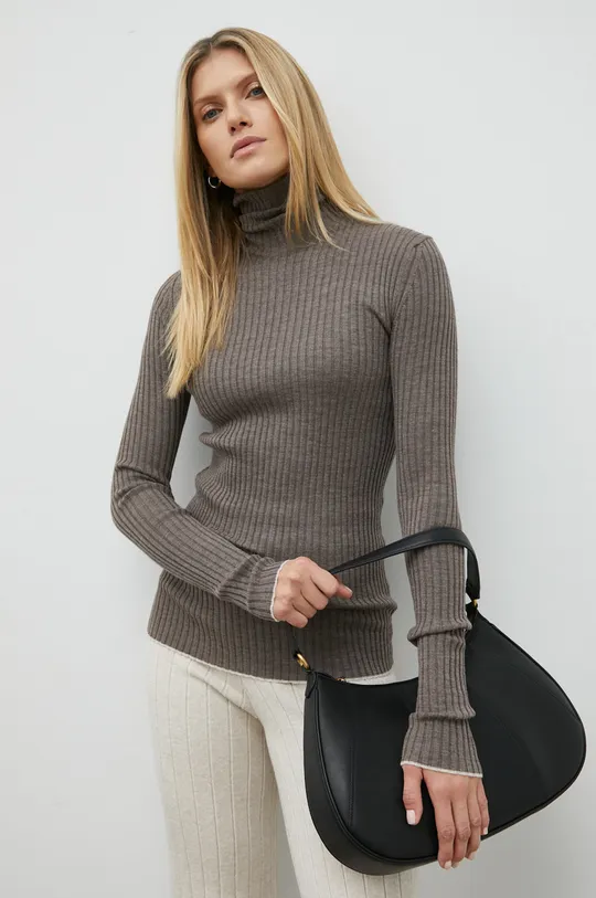 Шерстяной свитер By Malene Birger Reyne коричневый